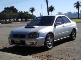2004 Subaru Impreza with 17x7.5 Rota Torques wheels