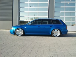 2001 Audi A4 with 19x9 Kenstyle Locksmice Duke wheels