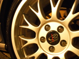 2000 Subaru Impreza with 17x7.5 Rota Formels wheels