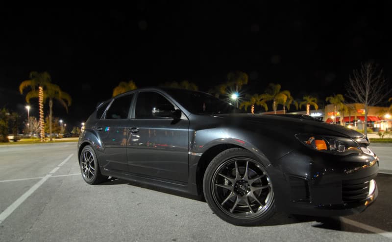 2008 Subaru Impreza with 18x8.5 Rota Torque wheels