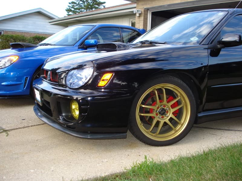 2003 Subaru Impreza with Rota Subzero wheels
