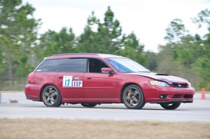 2008 Subaru Legacy with Rota P45AF wheels