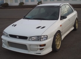 1999 Subaru Impreza with Rota DPT wheels