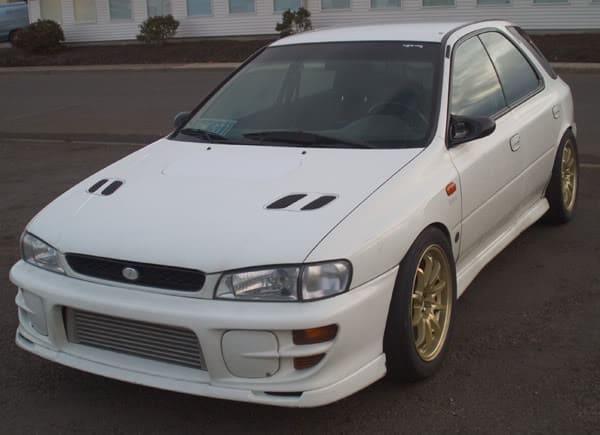 1999 Subaru Impreza with Rota DPT wheels