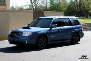 2006 Subaru Forester with Rota P45 wheels