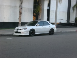 2006 Subaru Impreza with 18x9 Rota DPT wheels