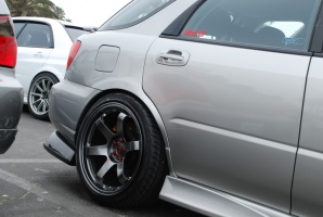 2004 Subaru Impreza with 18x10 Rota Grid wheels