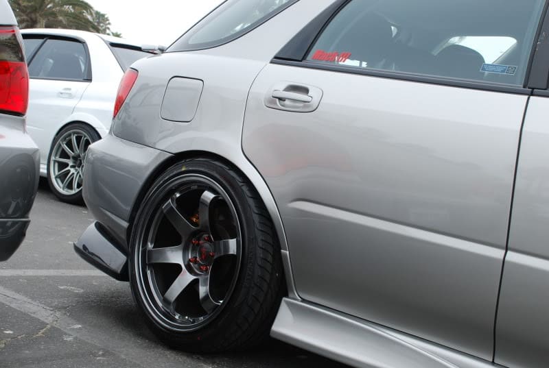 2004 Subaru Impreza with 18x10 Rota Grid wheels