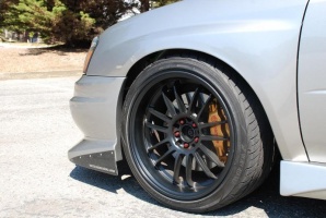 2007 Subaru Impreza with 18x10 Rota SVN R wheels