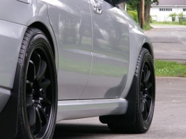2008 Subaru Impreza with 17x9 Rota DPT wheels