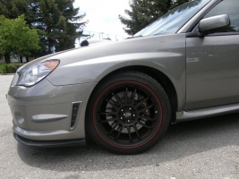 2006 Subaru Impreza with 18x8.5 Rota SVN wheels