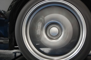 2004 Subaru Impreza with 18x8.5 Rota SVN wheels