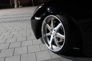 2003 Infiniti G35 with 20x9.5 work wheels gnosis gs3 wheels