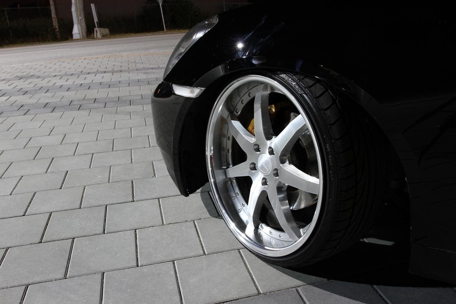 2003 Infiniti G35 with 20x9.5 work wheels gnosis gs3 wheels