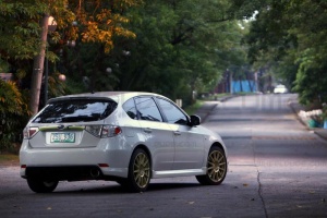 2008 Subaru Impreza with Rota Gravel wheels