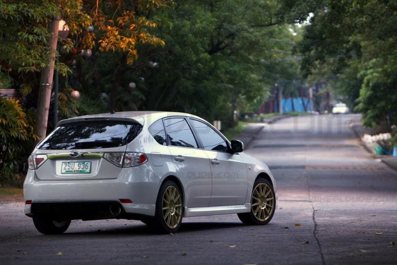 2008 Subaru Impreza with Rota Gravel wheels
