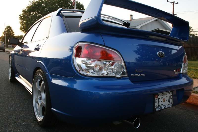 2006 Subaru Impreza with 18x8.5 Gramlights wheels