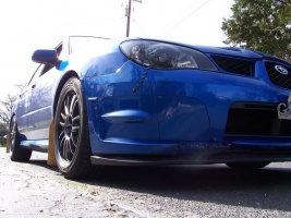 2007 Subaru Impreza with 18x8.5 Rota SVN wheels