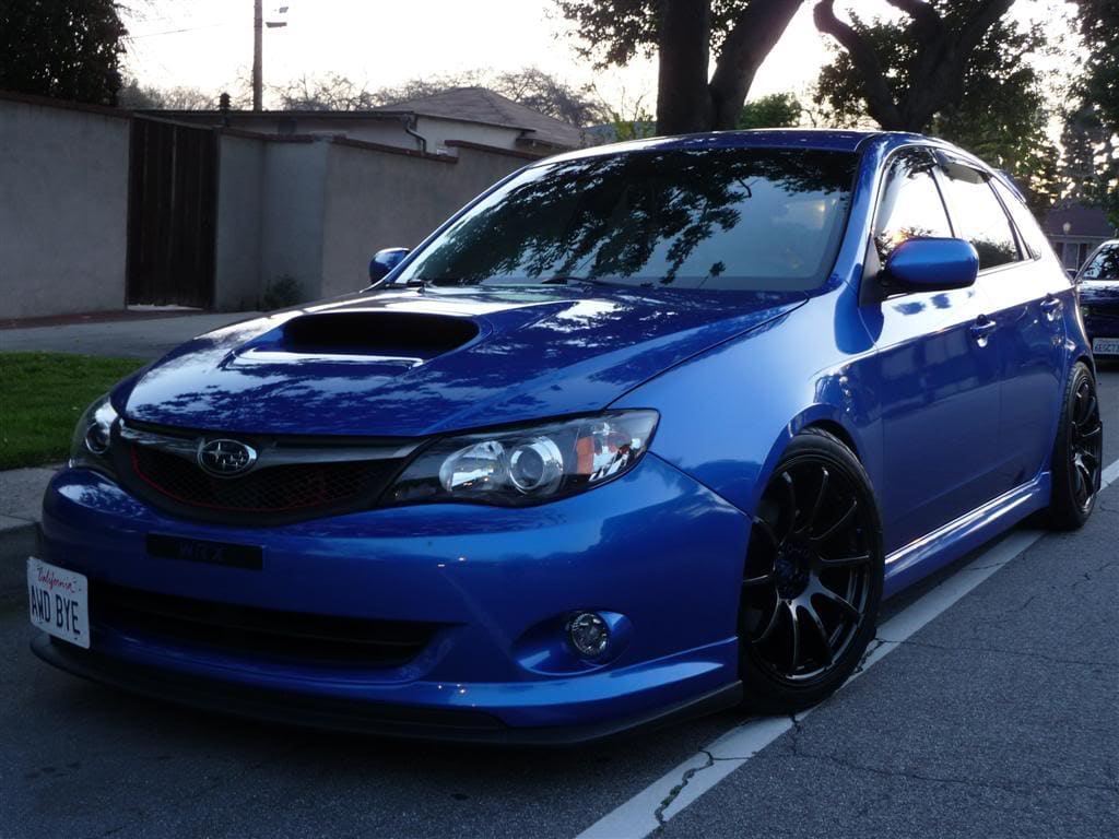 2008 Subaru Impreza with 18x9 Rota wheels