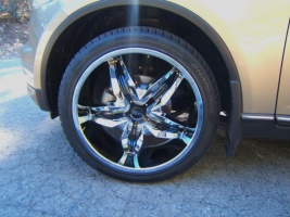 2004 Infiniti FX35 with 22x9 STATUS wheels