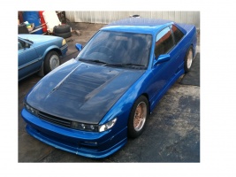 1989 Nissan S13 with 15x10 SUPERLITES GTRS wheels