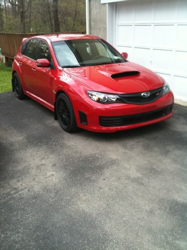 2010 Subaru Impreza with 18x9 Rota wheels