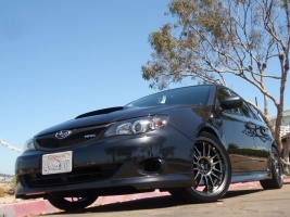 2009 Subaru Impreza with 18x8.5 Rota SVN wheels