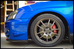 2004 Subaru Impreza WRX with 17x8 Rota Torques wheels