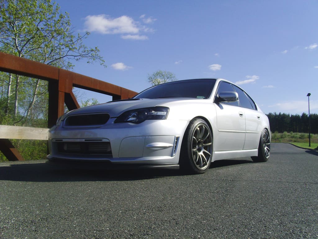 2007 Subaru Legacy with 18x9 Rota G-Force wheels