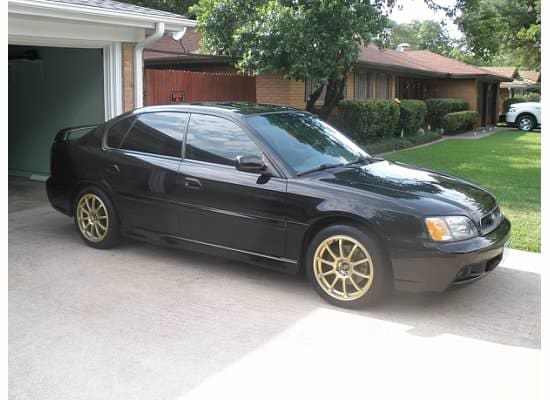 2003 Subaru Legacy with 17x8 Rota G-Force wheels