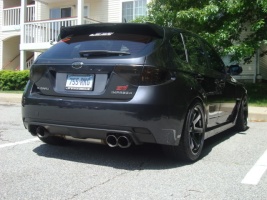 2010 Subaru Impreza with 18x10 Rota wheels