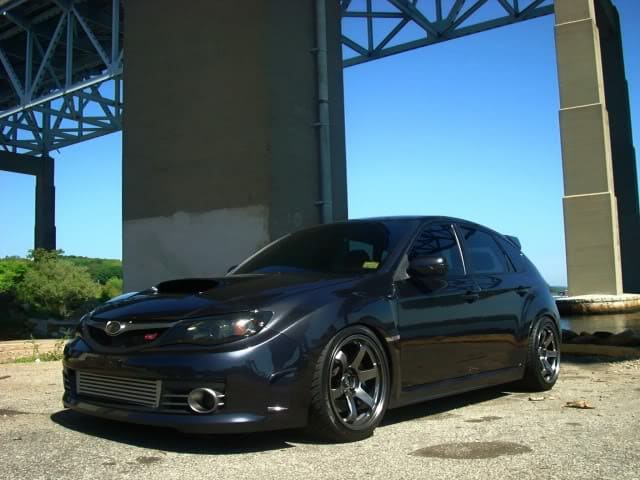 2010 Subaru Impreza with 18x10 Rota wheels