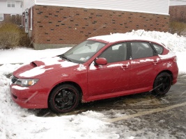 2008 Subaru Impreza with Rota P45F wheels