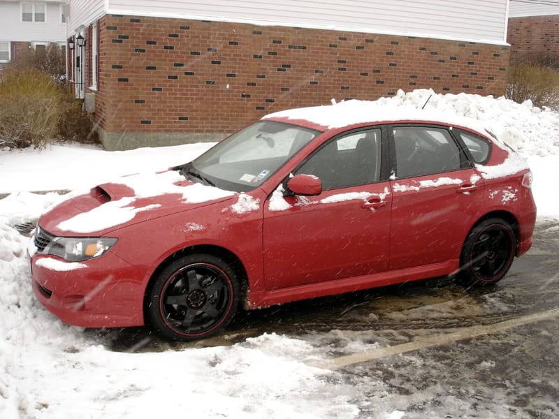2008 Subaru Impreza with Rota P45F wheels