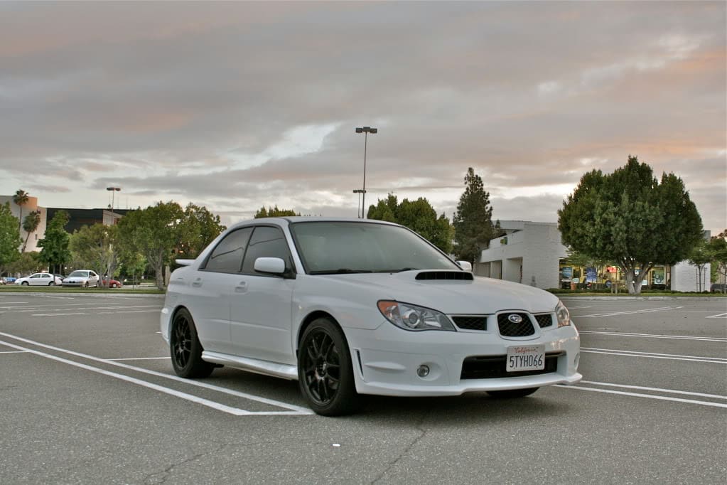 2006 Subaru Impreza with 18x8.5 Rota Torques wheels