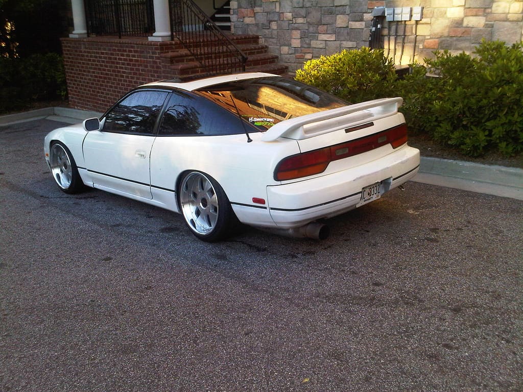 1990 Nissan S13 with 18x9.5 SSR Vienna Kreis wheels