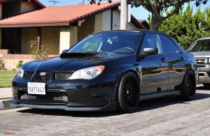 2006 Subaru Impreza with 18x10 Rota SVN-R wheels