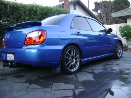 2004 Subaru Impreza with 17x8 Rota Torque-R wheels