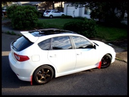 2009 Subaru Impreza with Rota Grid wheels