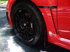 2008 Subaru Impreza with 18x9 Rota SVN wheels