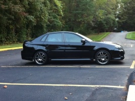 2009 Subaru Impreza with 18x8 Rota Torques wheels