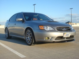 2008 Subaru Legacy with 18x8 Rota Tarmac 3 wheels