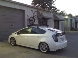 2010 Toyota Prius with 18x7.5 Enkei RPF1 wheels