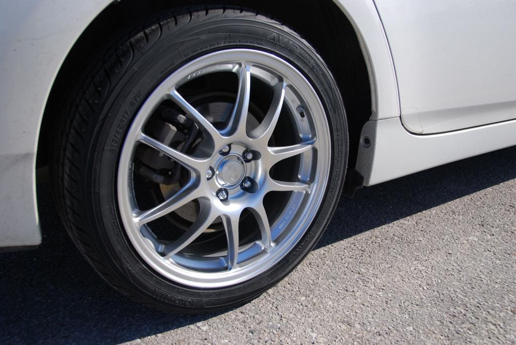 2011 Toyota Prius with 17x7.5 Enkei PF01 wheels