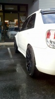 2005 Subaru Impreza with 18x9 Rota G-Force wheels