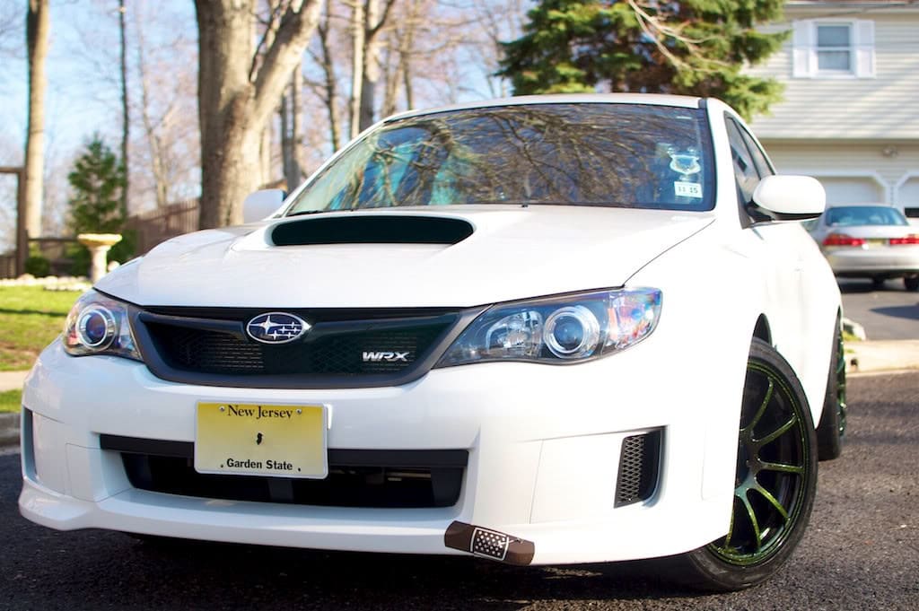 2010 Subaru Impreza with 18x9 Rota G-Force wheels