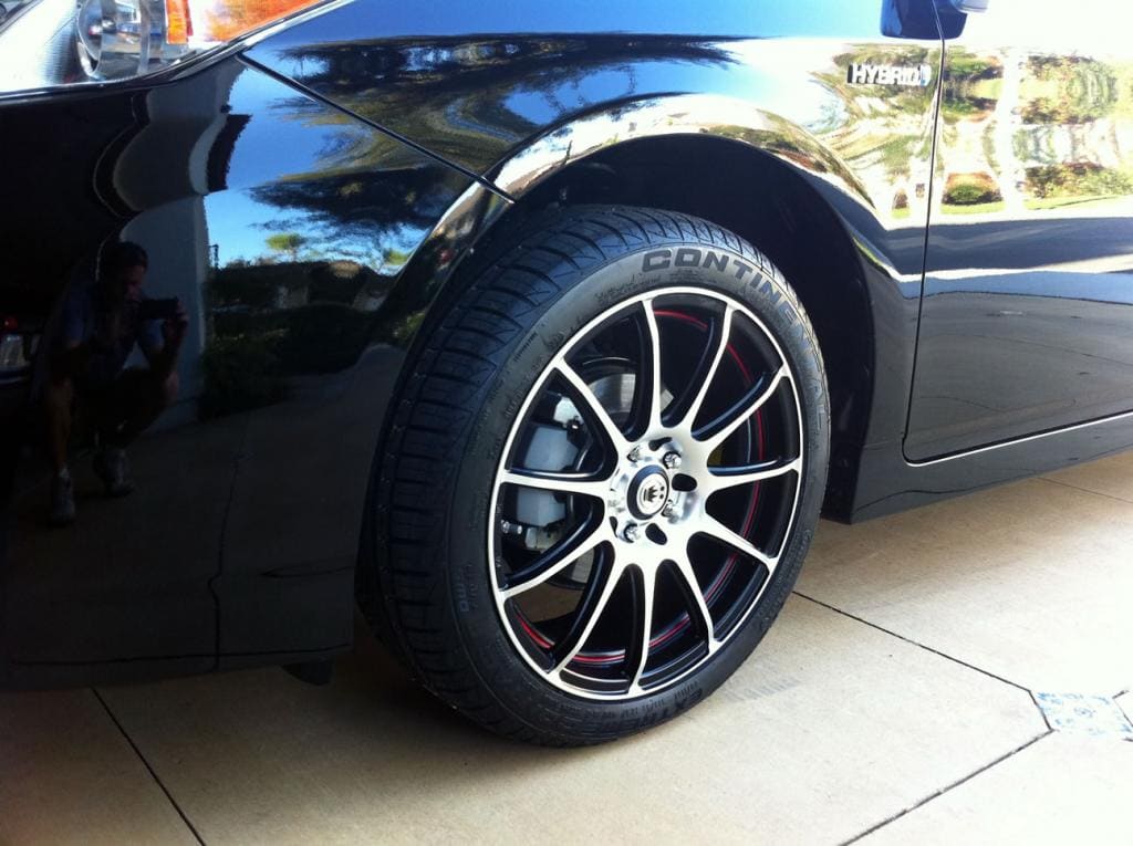 2011 Toyota Prius with 17x7 Konig Zero-In wheels