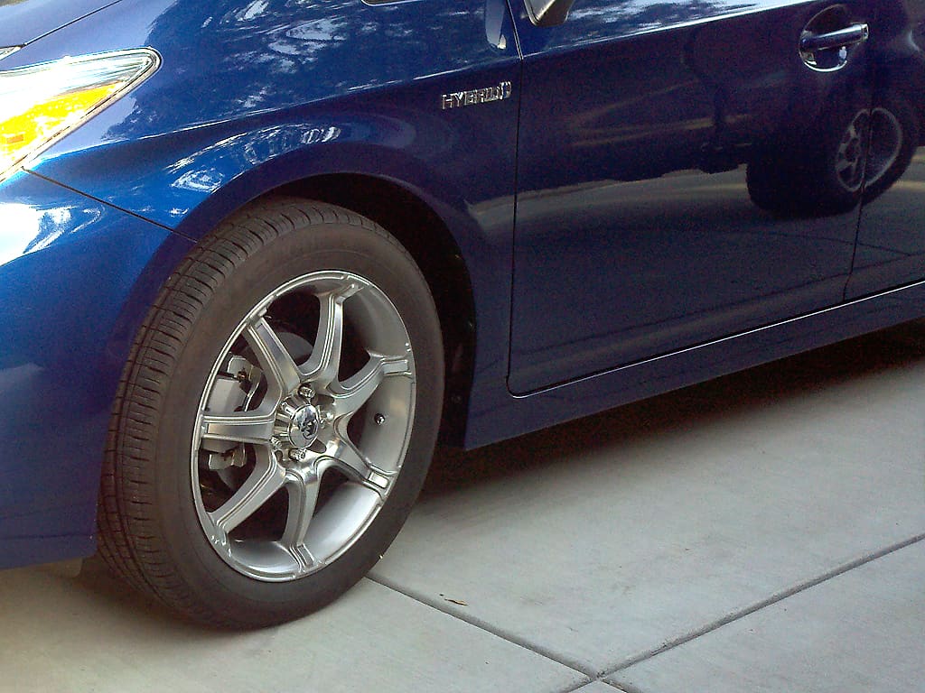 2011 Toyota Prius with 17x7 Konig Reasons wheels