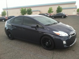 2011 Toyota Prius with 18x8 wheels