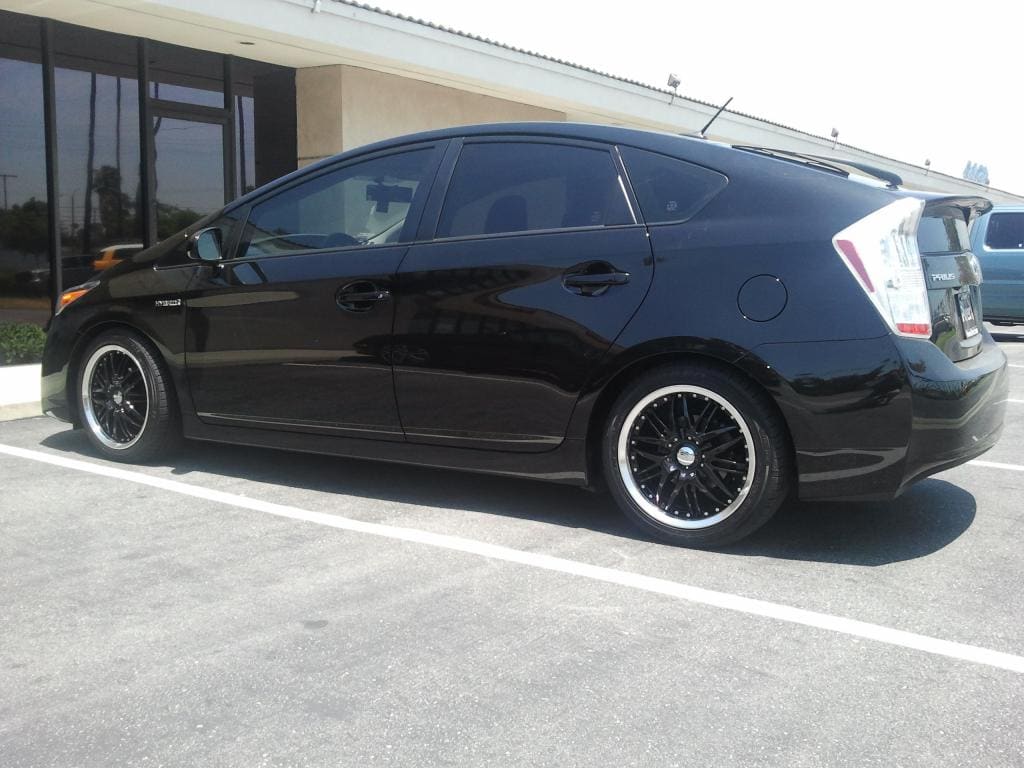 2011 Toyota Prius with 17x7.5 Apex 200 wheels